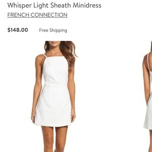 White French Connection Whisper Light Dress
